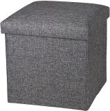 PalD Fabric Cube Ottoman (Finish Color - Grey, DIY(Do-It-Yourself))