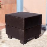 Ikiriya Fabric Standard Ottoman (Finish Color - Pu Leather
Brown, Pre Assembled)