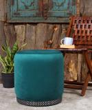 ShadowKart Living & Bedroom Stool (Green, Pre-assembled)