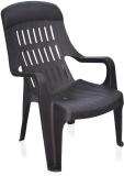 Nilkamal WEEKENDER Plastic Outdoor Chair (Weathered Brown, Pre-assembled)