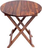 WayWood Solid Sheesham Wood Folding Coffee Table For Living Room And Restaurant Solid Wood Outdoor Table (Finish Color - Brown, Pre-assembled)