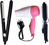 WILLA Hair Dryer with Mini Hair Straightener 471 hair Curler Hair Dryer (1000 W, Black)