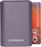 Ambrane 10000 mAh 33 W Power Bank (Purple, Lithium-ion, Fast Charging, Power Delivery 3.0, Quick Charge 3.0 for Earbuds, Laptop, Mobile, Smartwatch, Tablet, Trimmer)