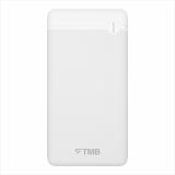 TMB 10000 mAh 10 W With MagSafe Compact Pocket Size Power Bank (White, Lithium Polymer, Fast Charging for Mobile)