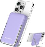 Ambrane 10000 mAh 22.5 W Wireless With MagSafe Power Bank (Purple, Lithium Polymer, Power Delivery 3.0, Quick Charge 3.0 for Earbuds, Laptop, Mobile, Smartwatch, Tablet, Trimmer)