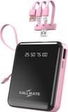 Callmate 10000 mAh 12 W Power Bank (Pink, Lithium Polymer, Fast Charging for Mobile)