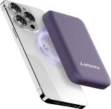 Ambrane 10000 mAh 22.5 W Wireless With MagSafe Power Bank (Purple, Lithium Polymer, Fast Charging, Power Delivery 3.0, Quick Charge 3.0 for Earbuds, Laptop, Mobile, Smartwatch, Tablet, Trimmer)