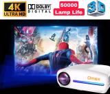 Omex C2 Pro 6800 Lumens 1920 1080p Netive 4D Keystone LTPS Display (6800 lm / 2 Speaker / Remote Controller) Projector (White)