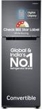 Samsung 236 L Frost Free Double Door 3 Star Convertible Refrigerator  with Digital Inverter and Display Black DOI, RT28C3733B1/HL