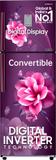 Samsung 236 L Frost Free Double Door 2 Star Convertible Refrigerator  with Digital Inverter and Display Camellia Purple, RT28C3922CR/HL
