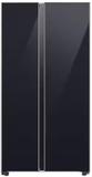 Samsung 653 L Frost Free Side by Side 3 Star Convertible Refrigerator Clean Deep Charcoal, RS76CB81A333HL