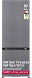 LG 340 L Frost Free Double Door Bottom Mount 2 Star Refrigerator  with Wi-Fi Convertible Refrigerator with Door Cooling+ and Express Freeze Dazzle Steel, GL-B382CDSY