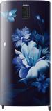 SAMSUNG 192 L Direct Cool Single Door 4 Star Refrigerator  with Digi Touch Cool, Curd Maestro MIDNIGHT BLOSSOM BLUE, RR21A2M2XUZ/HL