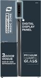 Haier 598 L Frost Free Triple Door Convertible Refrigerator  with 83% Convertible Fridge SpaceDigital Control Panel360 Degree CoolingMagic Convertible ZoneExpert Inverter 3-Door Grey Onyx Glass, HRT-683GOG-P
