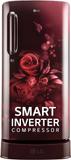 LG 185 L Direct Cool Single Door 5 Star Refrigerator with Base Drawer  with Smart Inverter Compressor, Smart Connect, Fast Ice Making Scarlet Euphoria, GL-D201ASEU