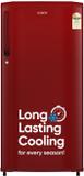 CANDY 175 L Direct Cool Single Door 2 Star Refrigerator  with Toughed glass Shelves ,Stabilizer Free Operation Red Mono, CSD1852RM