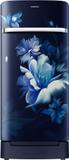 Samsung 189 L Direct Cool Single Door 5 Star Refrigerator Midnight Blossom Blue, RR21C2H25UZ