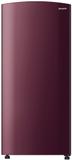 Sharp 187 L Direct Cool Single Door 2 Star Refrigerator Solid Maroon, SJ-DF207N2-PRS
