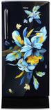 Haier 190 L Direct Cool Single Door 5 Star Refrigerator with Base Drawer Black Opal, HRD-1955PKO