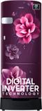 Samsung 223 L Direct Cool Single Door 3 Star Refrigerator with Base Drawer  with Digital Inverter Camellia Purple, RR24C2Z23CR/NL