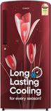 CANDY 185 L Direct Cool Single Door 2 Star Refrigerator  with Toughed glass Shelves ,Stabilizer Free Operation , Glossy Finish Red Lilly, CSD1962RL