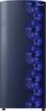 Sharp 187 L Direct Cool Single Door 2 Star Refrigerator Hibuscus Blue, SJ-DF207N2-PBR