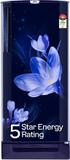 Godrej 185 L Direct Cool Single Door 5 Star Refrigerator with Base Drawer  with Turbo Cooling Technology With Toughened Glass Shelves Mystic Blue, RD 195E TDF MY BL