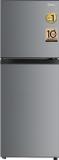 Midea 253 L Frost Free Double Door Top Mount 2 Star Refrigerator Crystal Silver, MDRT350FGI50