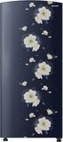 Sharp 197 L Direct Cool Single Door 2 Star Refrigerator Floral Fall Blue, SJ-DF225N2-PBF