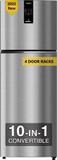 Whirlpool 235 L Frost Free Double Door 2 Star Convertible Refrigerator  with 10-in-1 Convertible Modes Magnum Steel, IFPRO INV CNV 278 MAGNUM STEEL(2s)TL