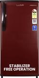 Lloyd by Havells 165 L Direct Cool Single Door 2 Star Refrigerator  with Big Bottle Storage Low NoiseStabilizer Free Operation Royal Red, GLDC182RT2JC