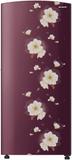 Sharp 187 L Direct Cool Single Door 2 Star Refrigerator Floral Fall Maroon, SJ-DF207N2-PRF