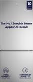 Electrolux 425 L Frost Free Double Door Bottom Mount 1 Star Refrigerator with Inverter Bottom Freezer UltimateTaste 500, Stainless Steel, EBE4502C-S