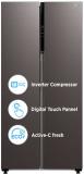 Midea 482 L Frost Free Side by Side Refrigerator Black, MDRS619FGG28IND