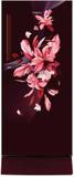 Haier 215 L Direct Cool Single Door 5 Star Refrigerator with Base Drawer Red Opal, HRD-2355PRO-P