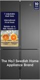 Electrolux 564 L Thermoelectric Cooling French Door Bottom Mount Inverter Technology Star Refrigerator Matte black, EQE5600B-B