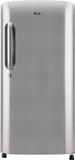 LG 190 L Direct Cool Single Door 3 Star Refrigerator Shiny Steel, GL-B201APZD