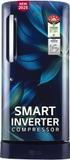 LG 210 L Direct Cool Single Door 5 Star Refrigerator with Base Drawer  with Smart Inverter Compressor, Moist 'N' Fresh, Fast Ice Making Blue Aurora, GL-D231ABAU