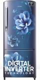 Samsung 183 L Direct Cool Single Door 4 Star Refrigerator  with Digital Inverter Camellia Blue, RR20C1724CU/HL