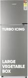 CANDY 240 L Frost Free Double Door 2 Star Refrigerator  with Auto frost , large Fruit and Vegetable Space Moonsilver, CDD2652MS