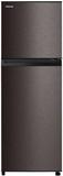 TOSHIBA 253 L Frost Free Double Door 2 Star Refrigerator  with Real Inverter, AG+ Deodorizer Satin Grey, GR-RT328WE-PMI(37)