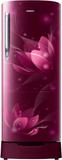 Samsung 183 L Direct Cool Single Door 2 Star Refrigerator Blooming Saffron Red, RR20C1812R8/HL