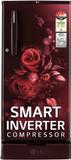 LG 185 L Direct Cool Single Door 4 Star Refrigerator with Base Drawer  with Smart Inverter Compressor, Auto Smart Connect, Fast Ice Making Scarlet Euphoria, GL-D199OSEY.ESEZPST