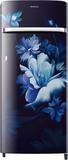 Samsung 215 L Direct Cool Single Door 5 Star Refrigerator Midnight Blossom Blue, RR23C2G35UZ/HL