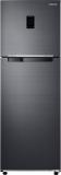 SAMSUNG 322 L Frost Free Double Door 3 Star Refrigerator Luxe Black, RT37C4523BX/HL