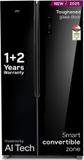 Godrej 600 L Frost Free Side by Side 3 Star Refrigerator  with Powered By AI, Smart convertible Zones With Digital Touch Panel Black Glass, RS EONVELVET 600C RIT BK GL