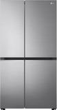 LG 694 L Frost Free Side by Side Refrigerator  with Smart Inverter DoorCooling+, Hygiene Fresh+, Express Freeze Platinum Silver 3, GC-B257SLUV