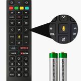 TTH Jio Fiber Set Top Box Voice Remote Replacement Voice Supported Remote Control Jio, Jio TV, With Voice Function, Jio TV DTH, Jio DTH Remote Controller (Black)