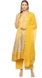 BIBA Printed Kurta, Trouser/Pant & Dupatta Set