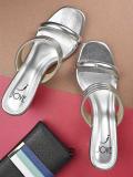 Jove Women Heels (Silver , 3)